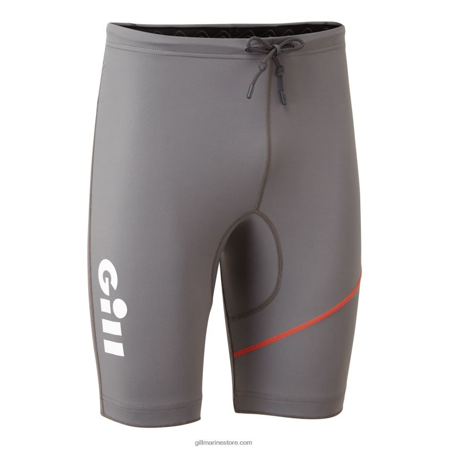Gill Marine short de poursuite stretch DDP04L273 gris acier