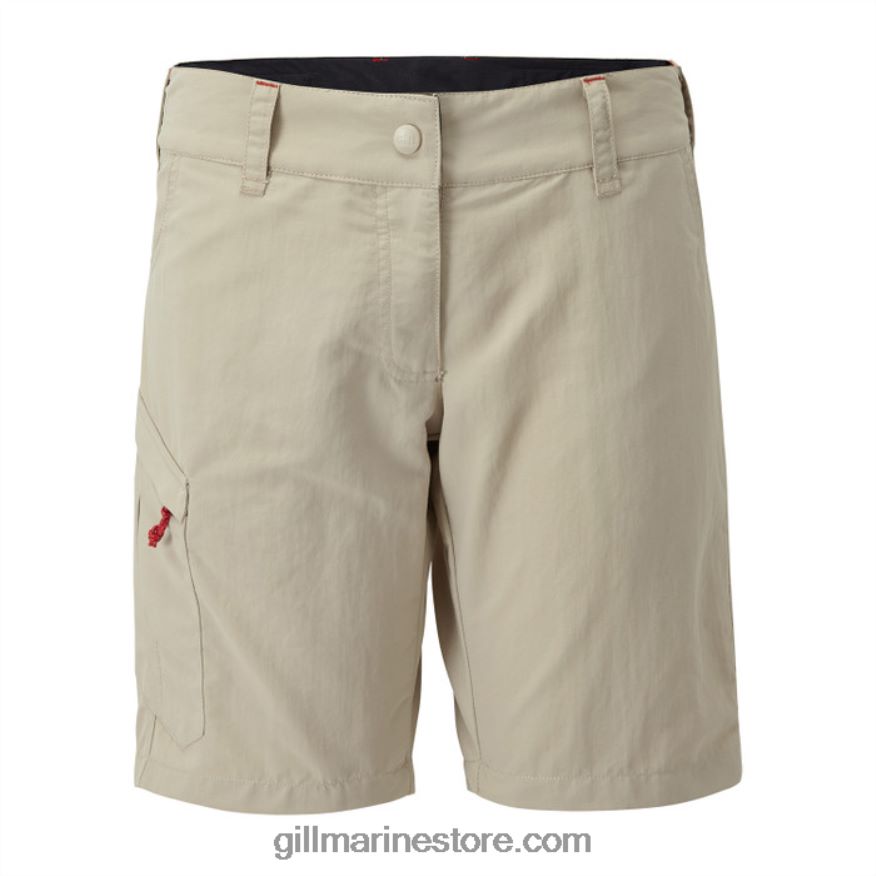Gill Marine short uv tec femme DDP04L496 kaki