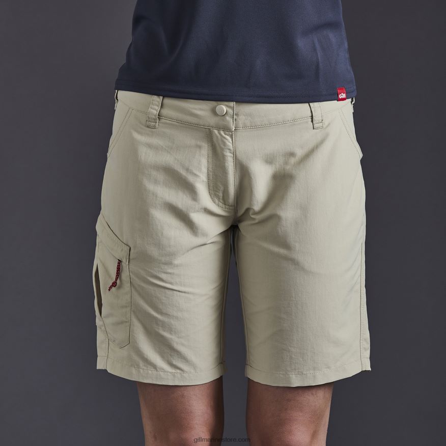 Gill Marine short uv tec femme DDP04L496 kaki
