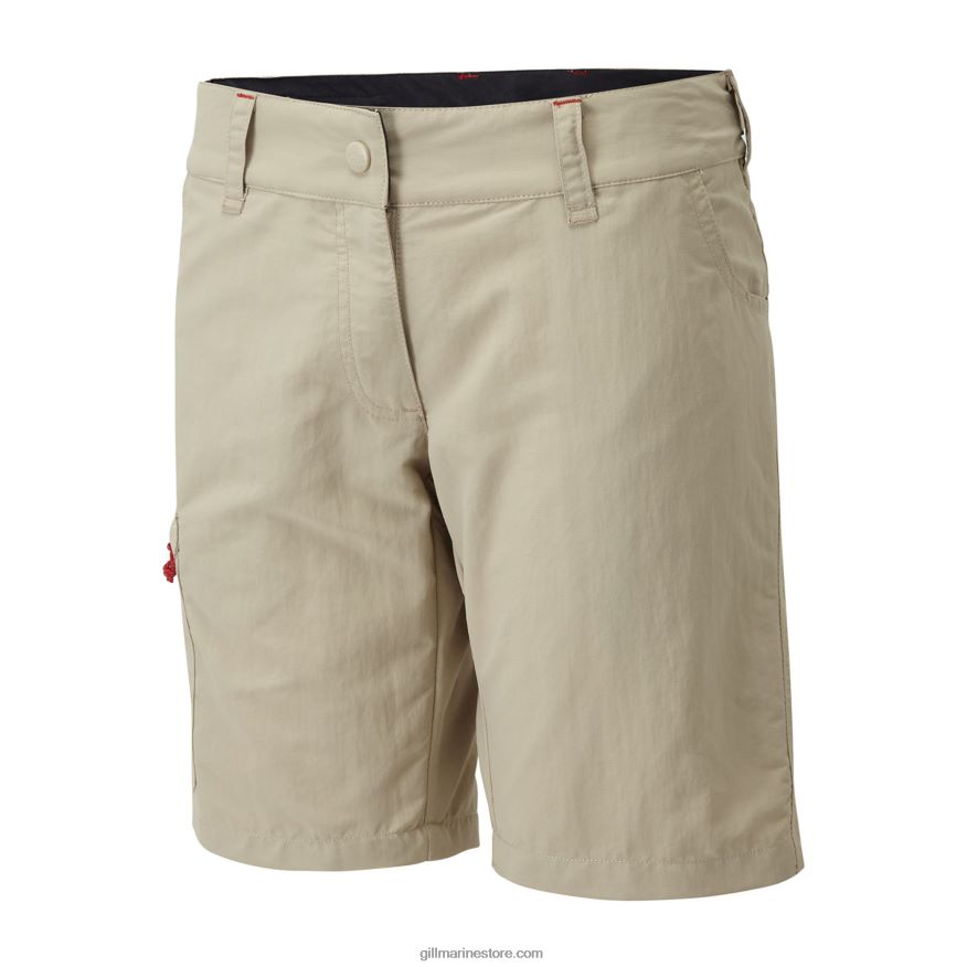 Gill Marine short uv tec femme DDP04L496 kaki