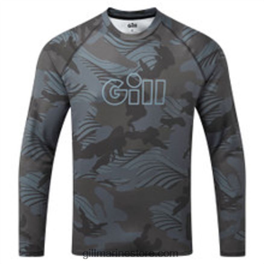 Gill Marine Haut à manches longues xpel tec camouflage DDP04L55 camouflage ombre