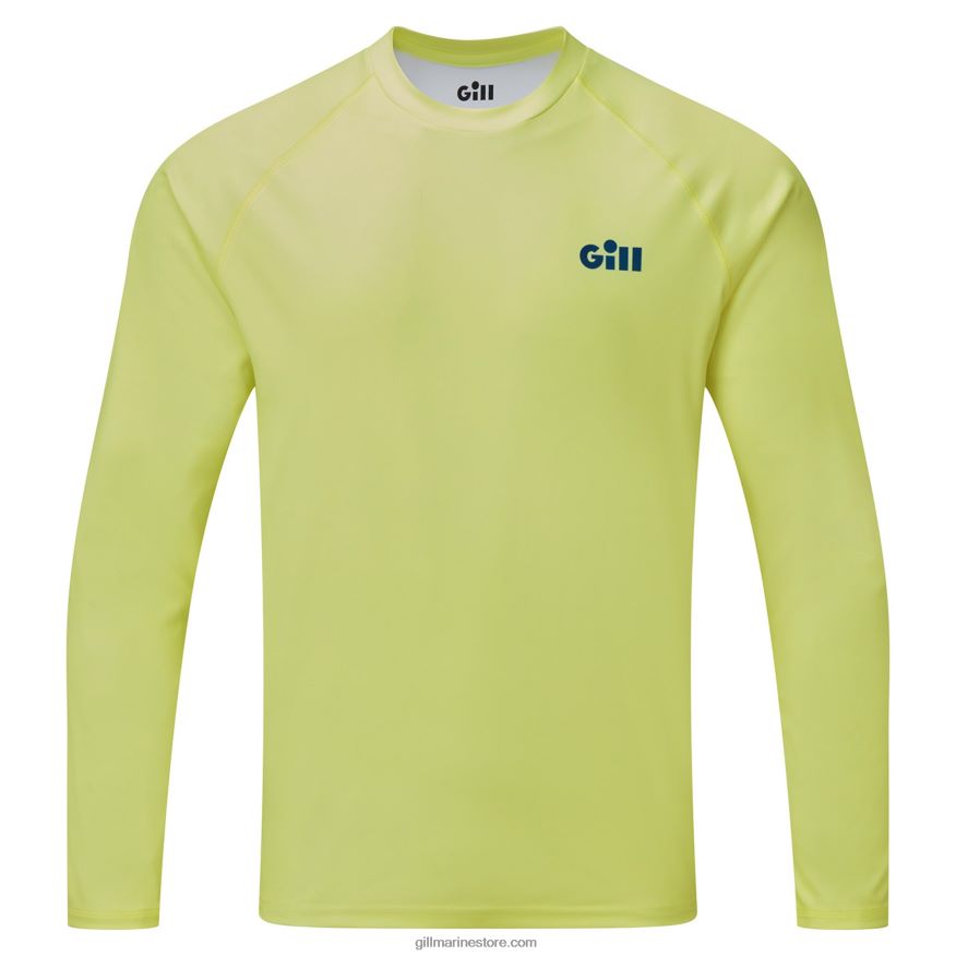 Gill Marine haut xpel tec à manches longues avec logo dans le dos DDP04L60 citron