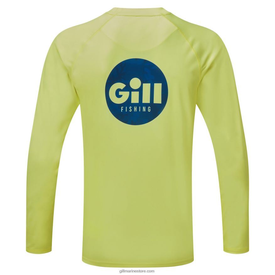 Gill Marine haut xpel tec à manches longues avec logo dans le dos DDP04L60 citron