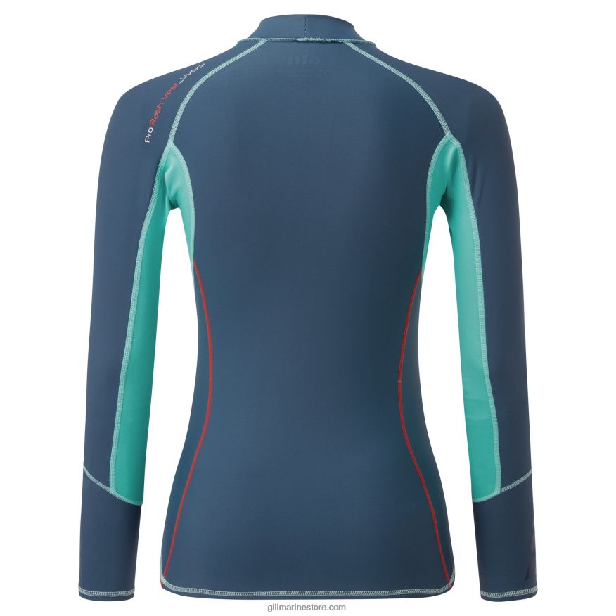 Gill Marine lycra femme - manches longues DDP04L275 océan