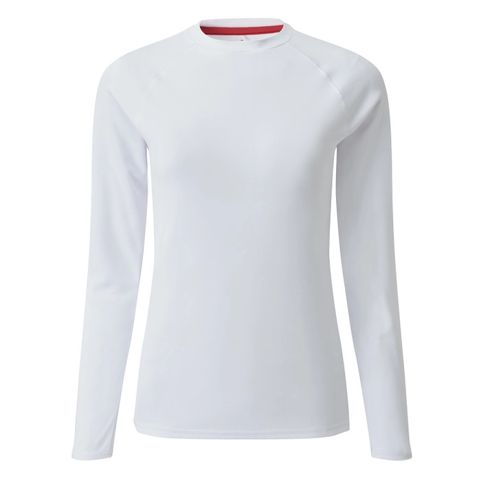 Gill Marine t-shirt uv tec pour femmes - manches longues DDP04L213 blanc