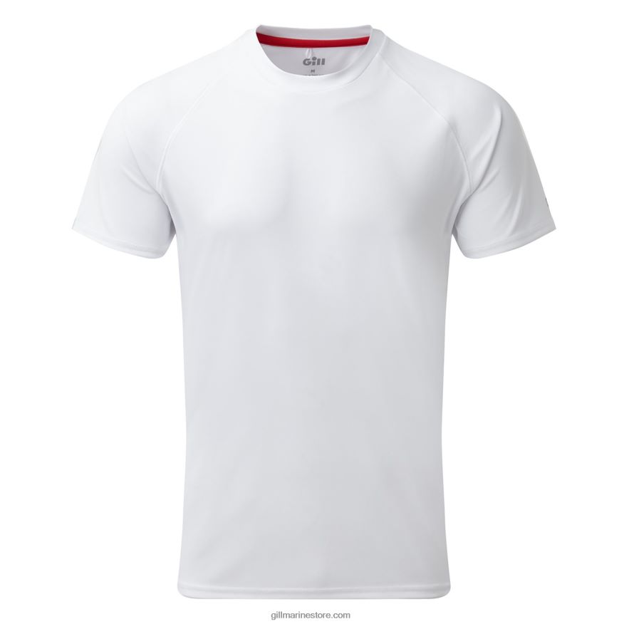 Gill Marine t-shirt uv tec pour hommes DDP04L197 blanc