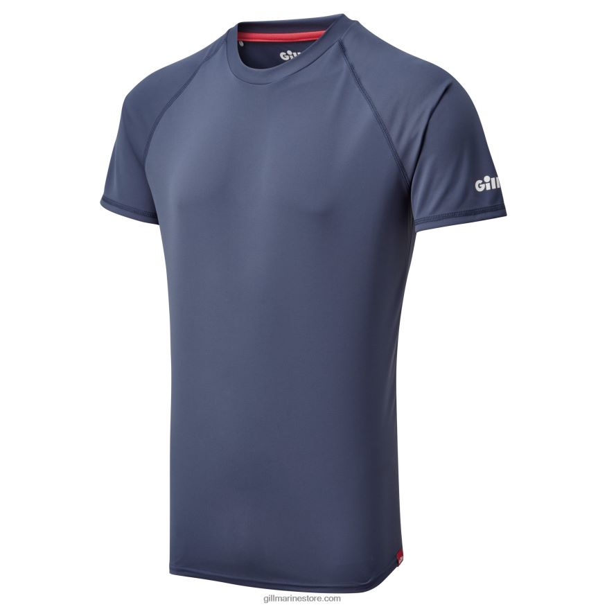Gill Marine t-shirt uv tec pour hommes DDP04L198 océan