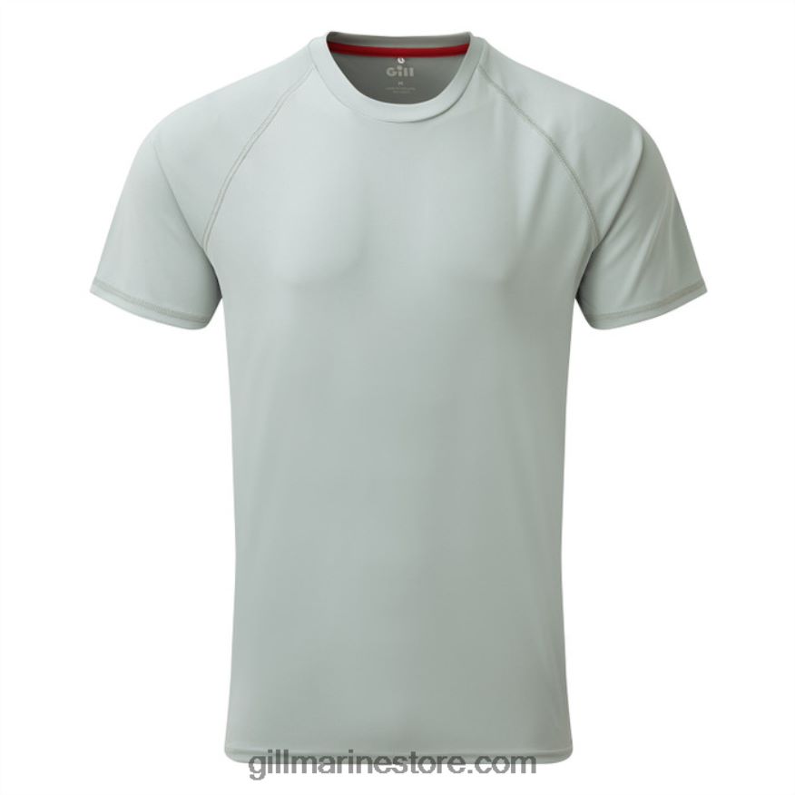 Gill Marine t-shirt uv tec pour hommes DDP04L200 gris moyen