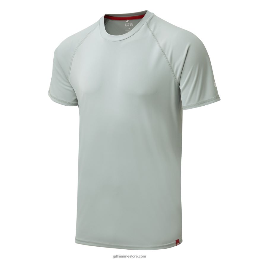 Gill Marine t-shirt uv tec pour hommes DDP04L200 gris moyen