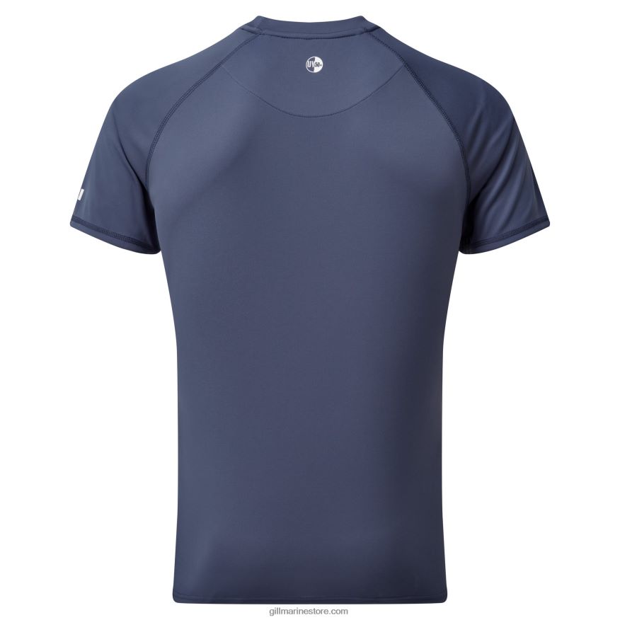 Gill Marine t-shirt uv tec pour hommes DDP04L545 océan