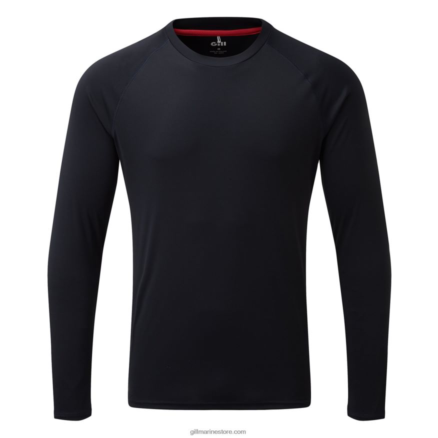 Gill Marine t-shirt uv tec pour hommes - manches longues DDP04L130 marine