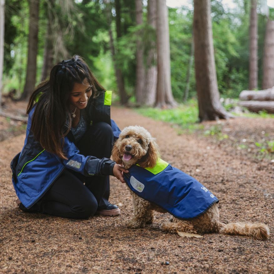 Gill Marine manteau pour chien tails.com x gill DDP04L22 bleu
